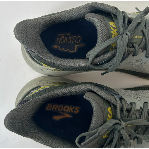 Hoka One One Other - HOKA Challenger ATR 7 Running Shoes One One Olive Green Sneakers Mens 9 D (READ)